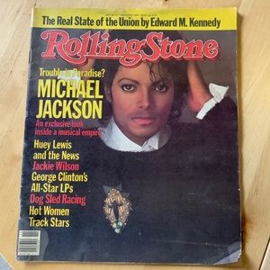 Michael Jackson Vintage Rolling Stone Magazine, March 15th, 1984